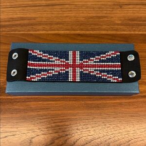 Union Jack Crystal Mesh Bracelet